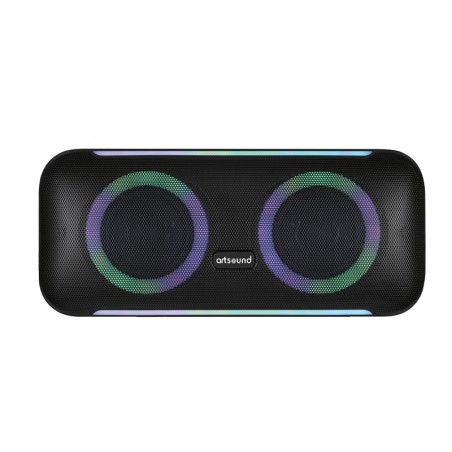 Art + Sound Illuma Beat Wireless LED Speaker, LED Light Show, Portable  Bluetooth Water Resistant Speaker, Rechargeable Speaker 